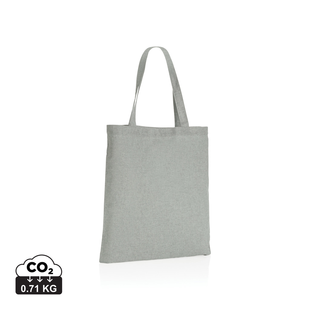 Impact AWARE™ gerecycled katoenen draagtas 145gsm