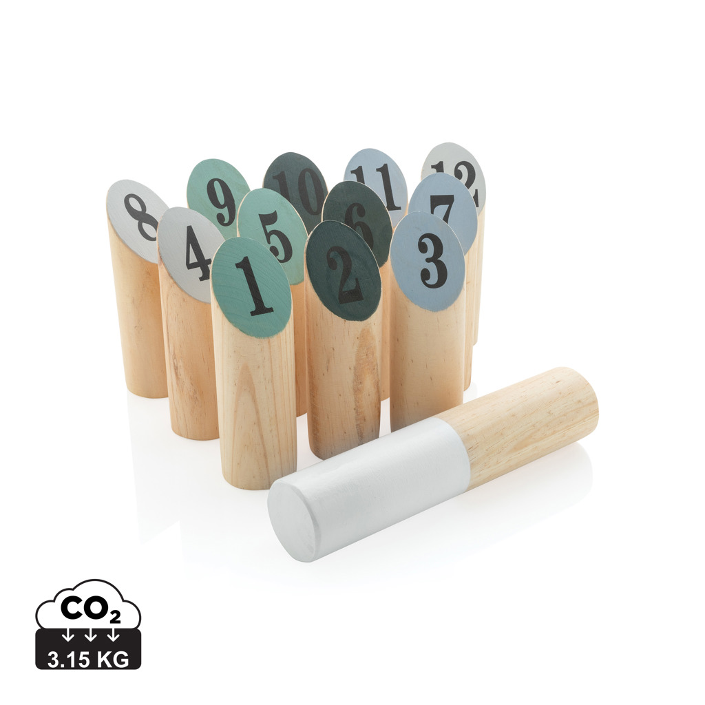 Houten werp set