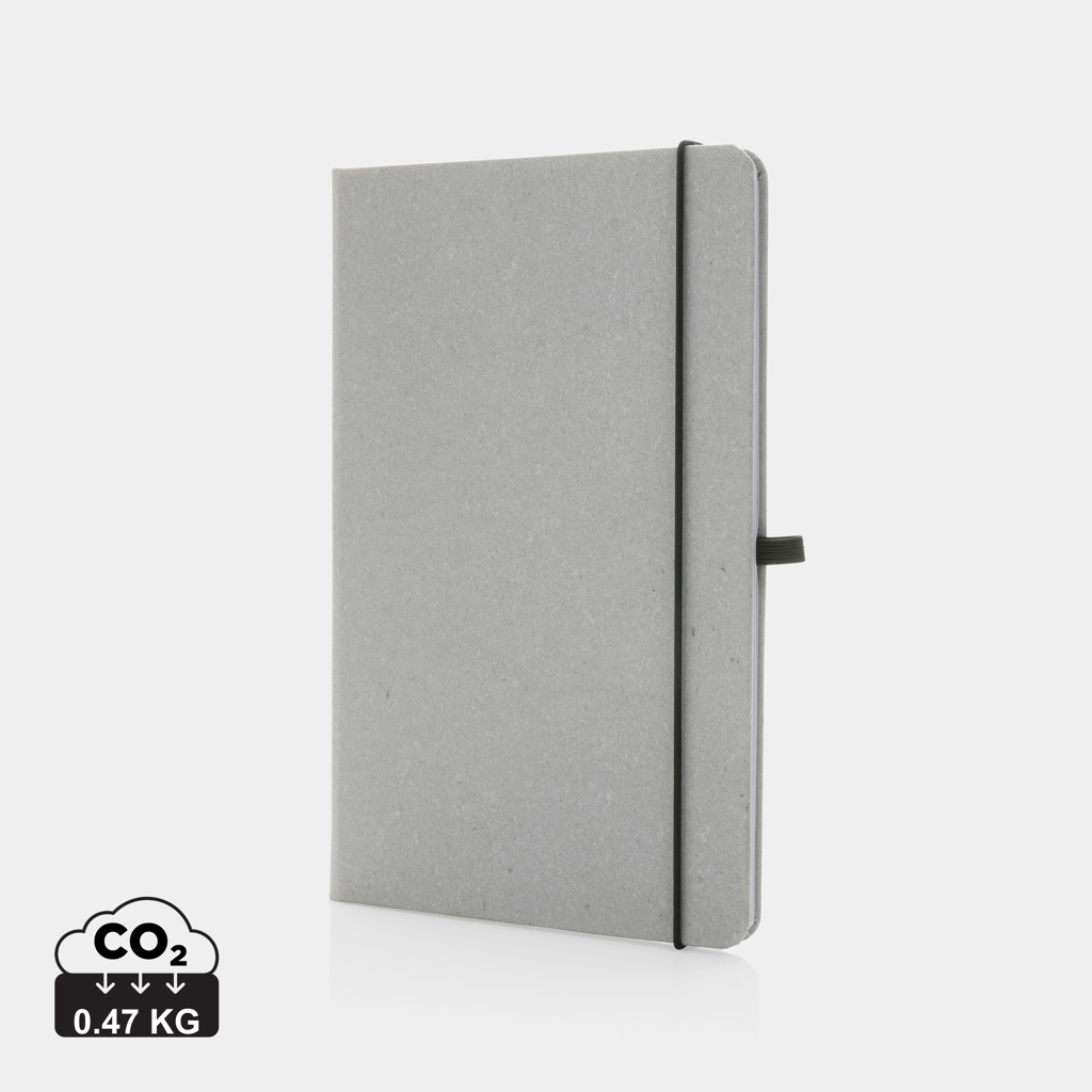 GRS Gerecycled lederen hardcover notitieboek A5